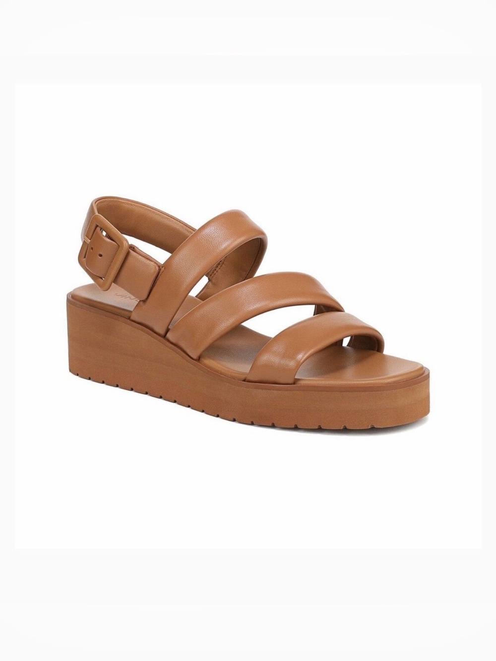 Vince Skylar Platform Sandal | leather Skylar tan | size 8 | NWT